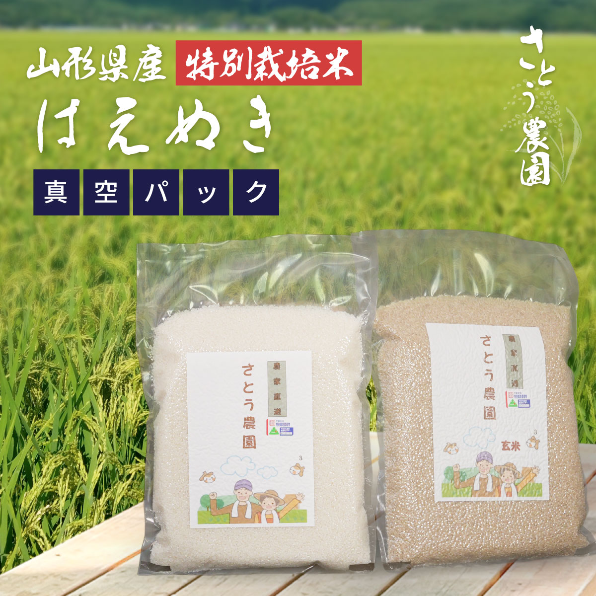 新鮮パック（令和8年　はえぬき）