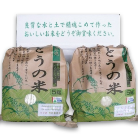 精米 コシヒカリ/ササニシキ　特別栽培米 ギフト用セット